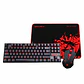 Combo gamer Redragon 3 en 1: teclado mecánico + mouse + pad mouse - (K552-BA) - Miniatura 1