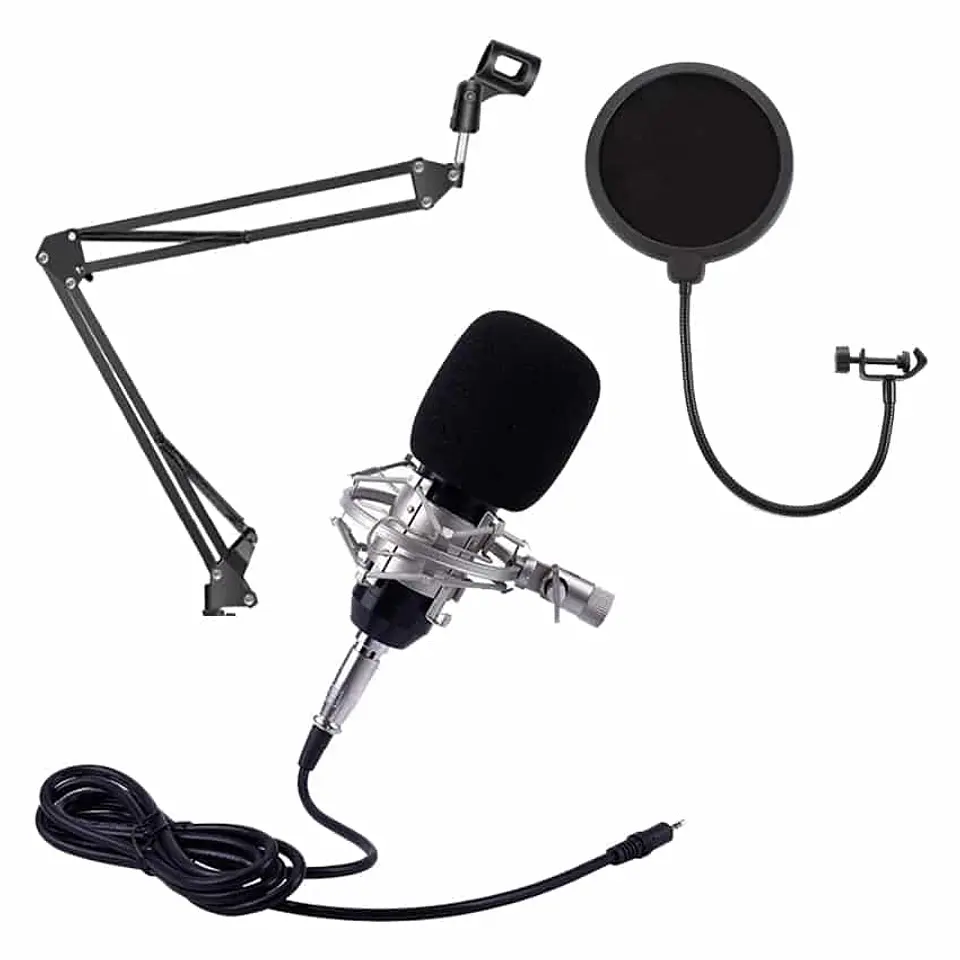 Set Studio de grabación Micrófono condensador + accesorios 1