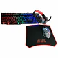 Combo 4 en 1 AOAS: Audífonos + mouse + teclado + pad mouse compatible Pc y Ps4 - Miniatura 1