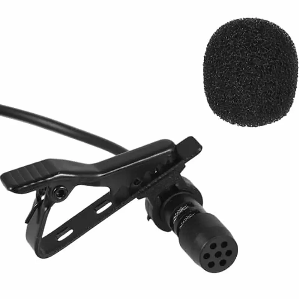 Micrófono de solapa Lavalier 3.5mm 3