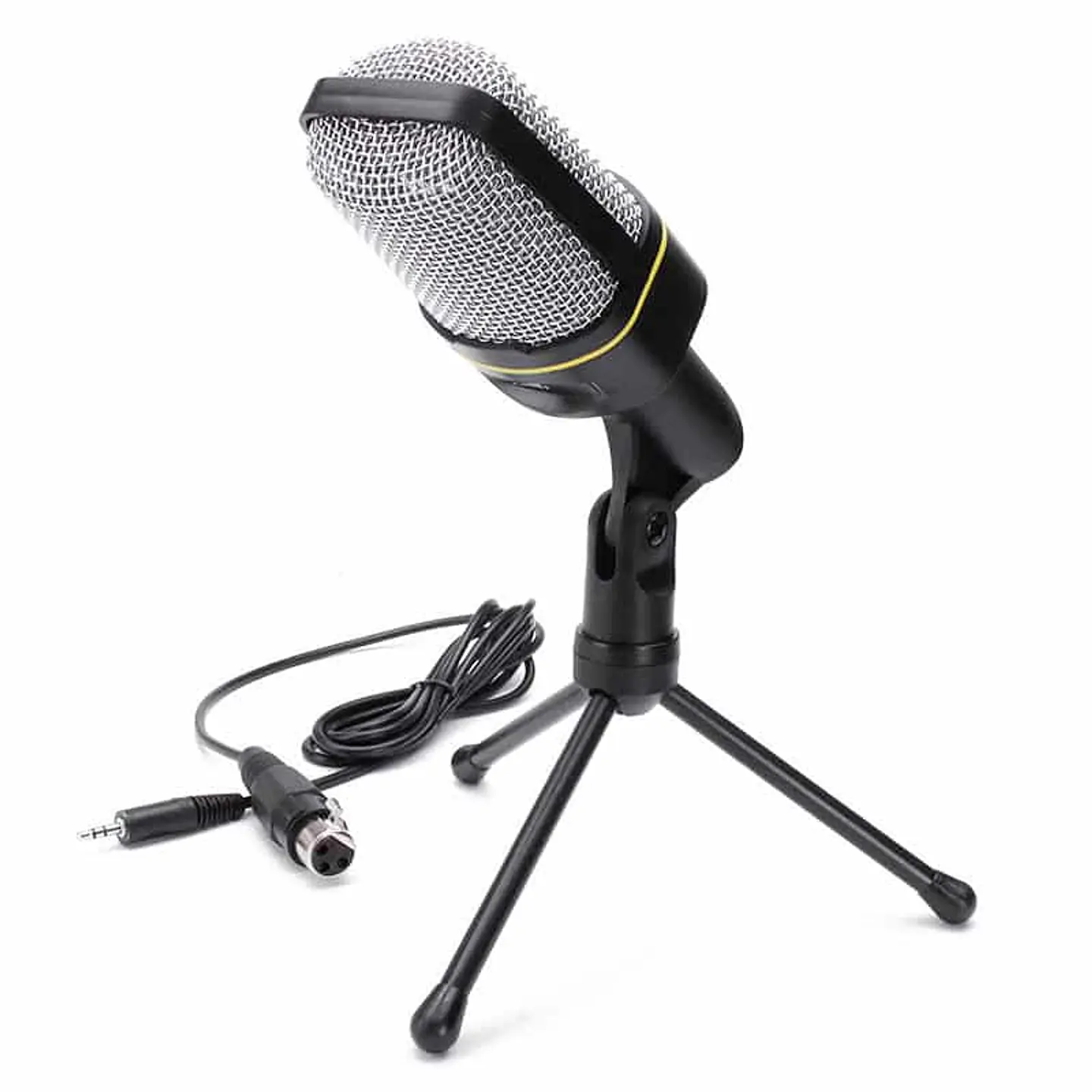 Micrófono Condensador Andowl de Estudio con tripode, plug 3.5mm 1
