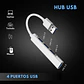 Adaptador Hub Extensor Usb 3.0 a 4 Puertos Usb 5gbsp - Miniatura 2