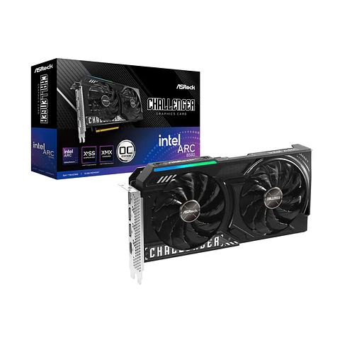 Tarjeta de Video ASRock Intel Arc B580 Challenger 12GB OC GDDR6 PciE-4