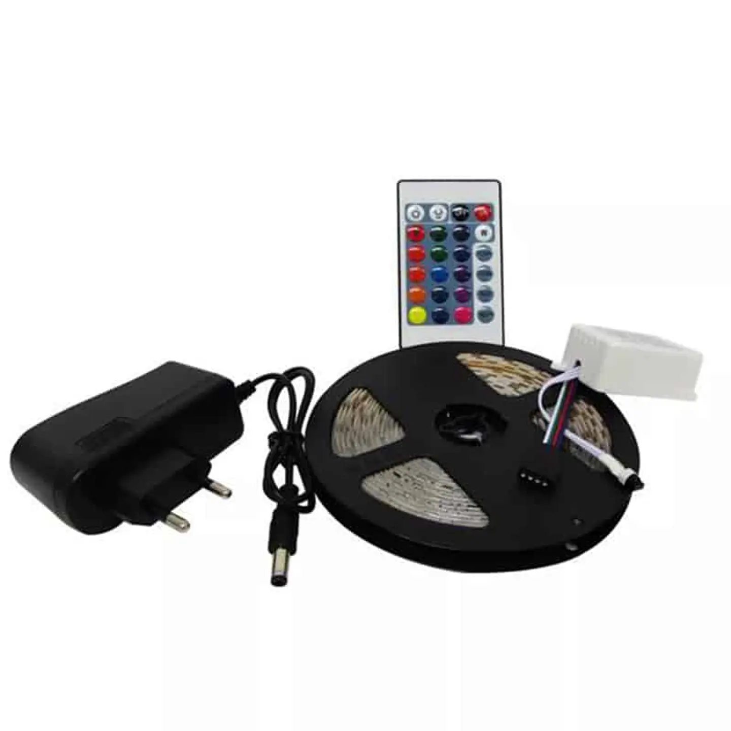 Tira de Luz Led RGB, 5m multicolor 300 led, incluye control 4