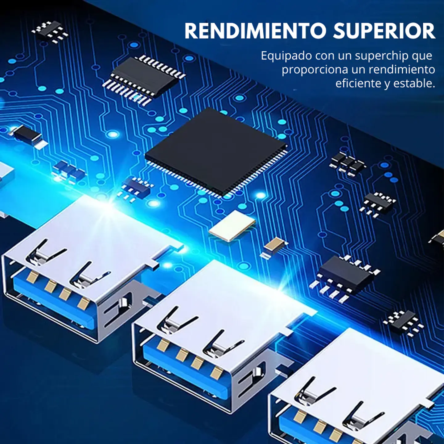 Adaptador Hub Extensor Usb 3.0 a 4 Puertos Usb 5gbsp 3