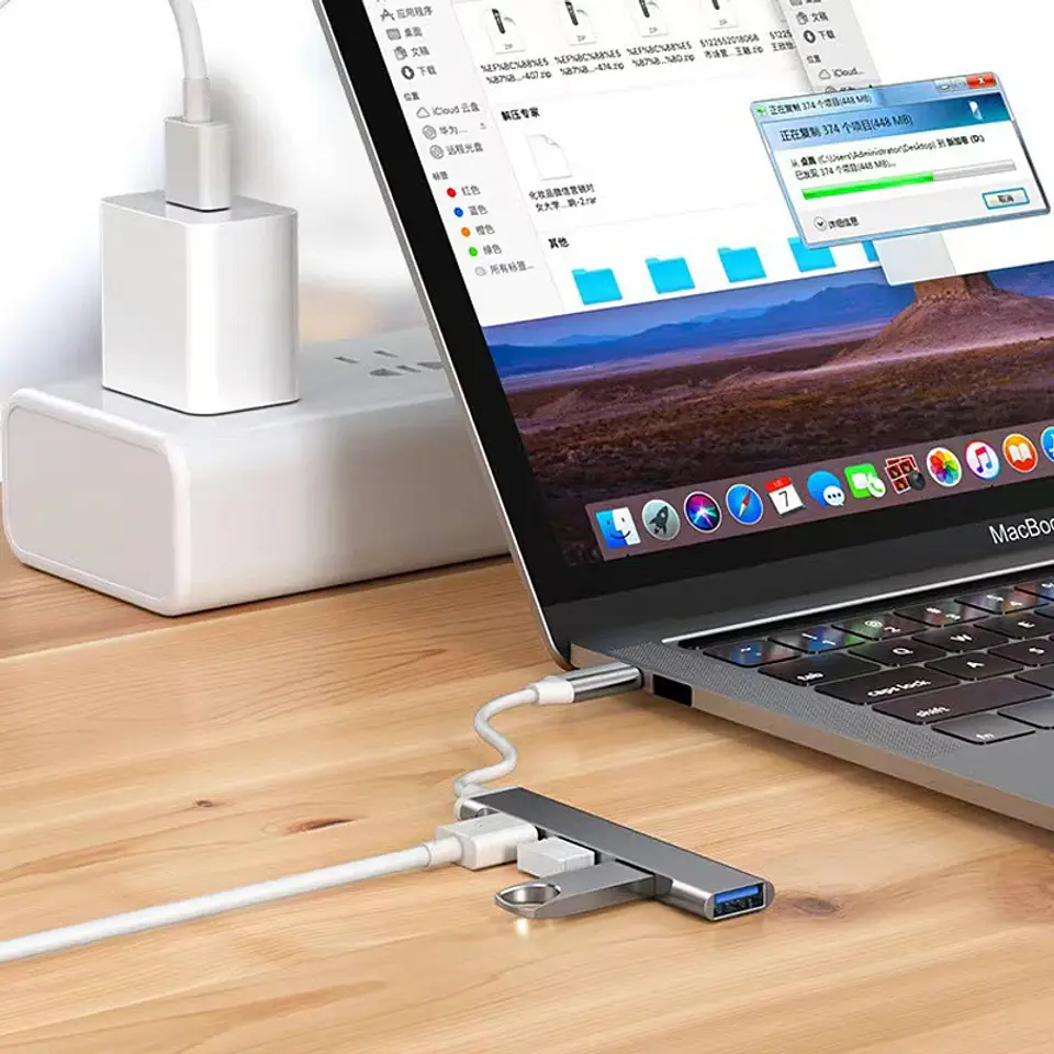 Adaptador Hub Extensor Usb 3.0 a 4 Puertos Usb 5gbsp 4