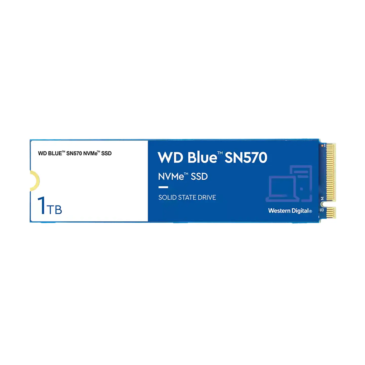 Disco Sólido WD Blue SN570 de 1TB (NVMe, M.2 2280, PCIe 3.0) 1