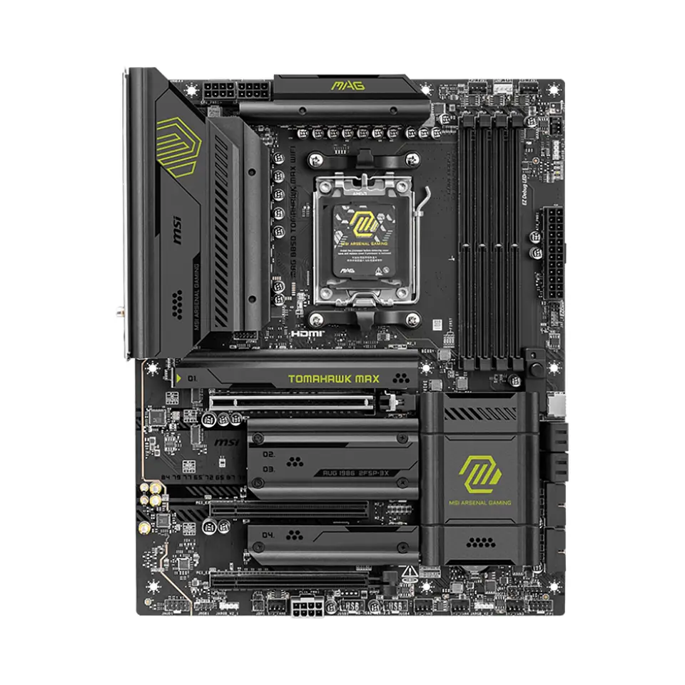 Placa Madre MSI MAG B850 TOMAHAWK MAX WIFI, AM5, Wi-Fi7, ATX 1