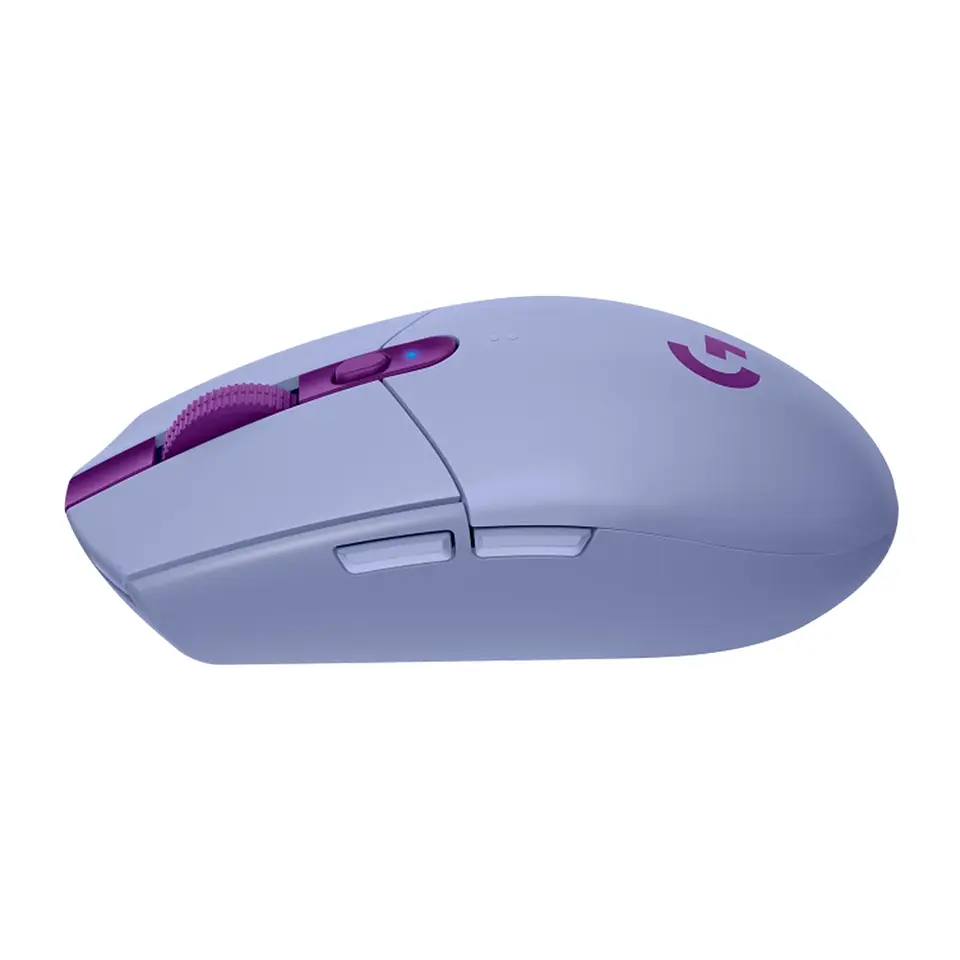 Mouse Wireless Logitech G305, 12.000DPI, 6 botones, Lilac 5