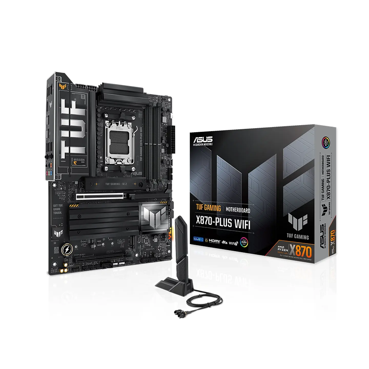 Placa Madre ASUS TUF Gaming X870-PLUS WIFI AM5, Wi-Fi 7, ATX 7