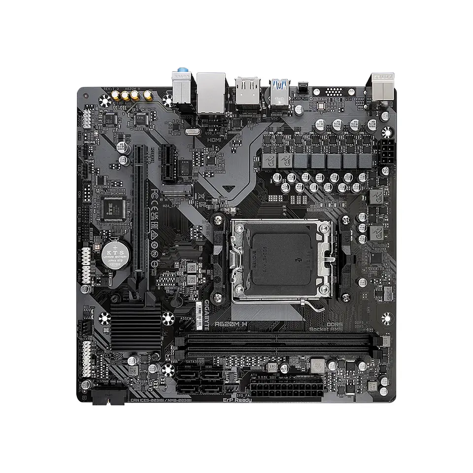 Placa Madre Gigabyte A620M H AM5, DDR5 up 7200MHz, M.2, mATX 3