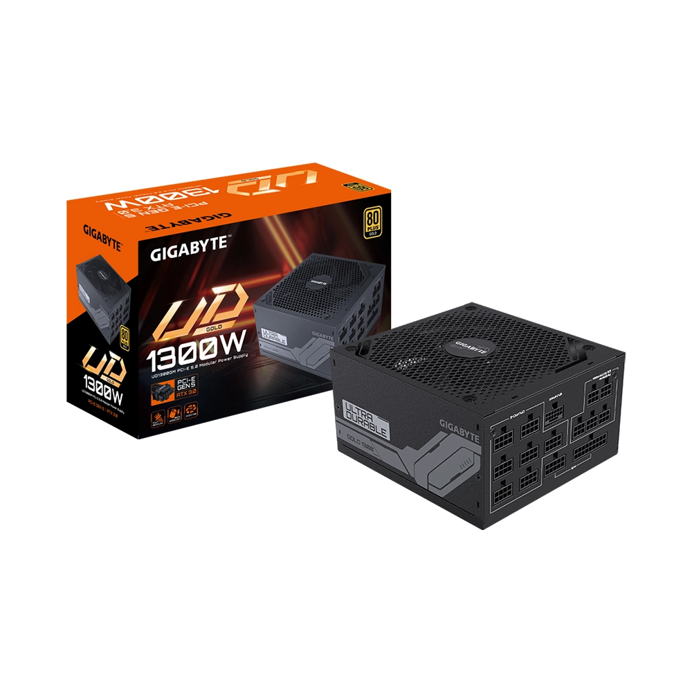 Fuente de Poder Gigabyte 1300W UD1300GM PG5, 80+ Gold, Modular