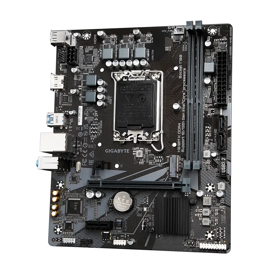 Placa Madre Gigabyte H610M K DDR4, LGA1700, M.2, Micro-ATX 3