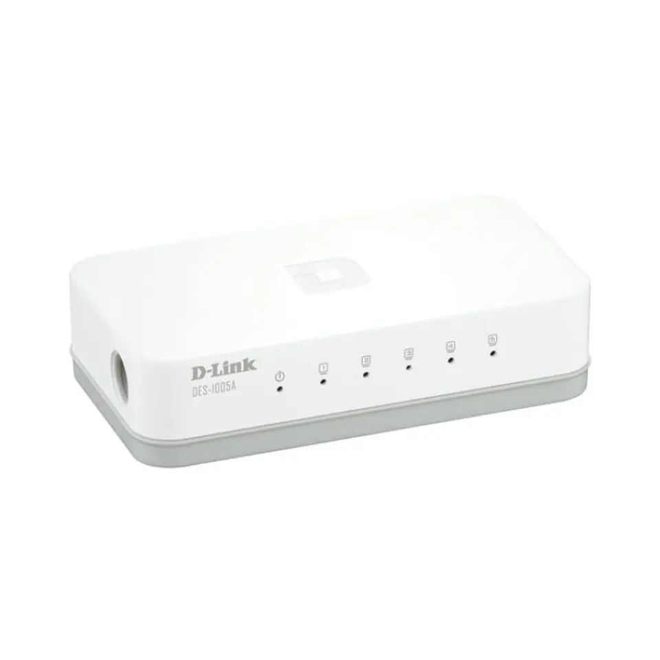 Switch D-Link DES-1005A 5 puertos Fast Ethernet 10/100 Mbps 1