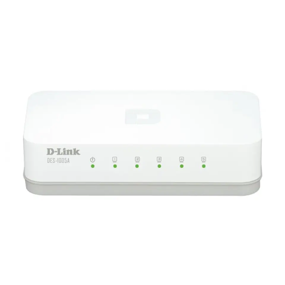 Switch D-Link DES-1005A 5 puertos Fast Ethernet 10/100 Mbps 2