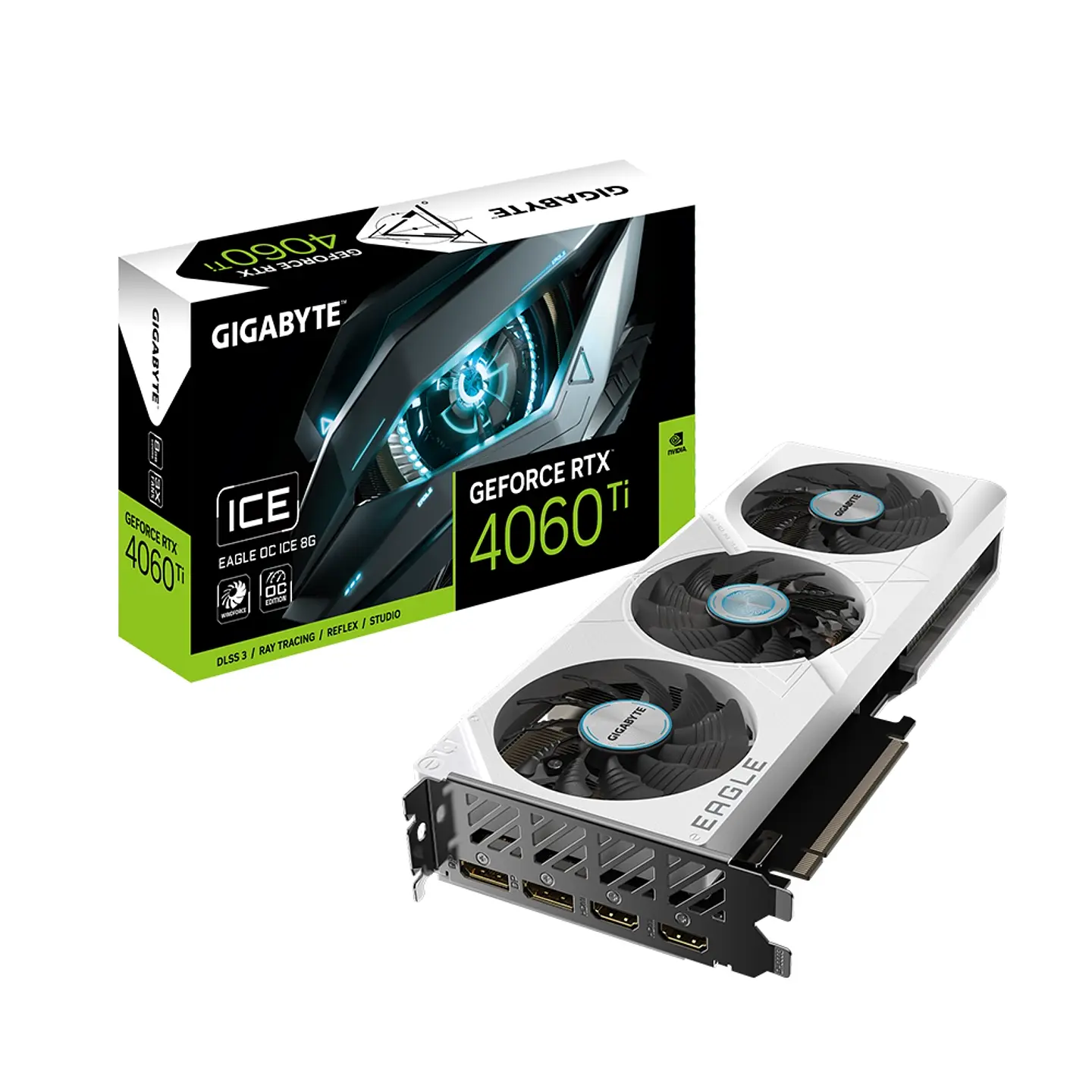 Tarjeta de Video Gigabyte RTX 4060 Ti Eagle ICE OC 8G GDDR6 1