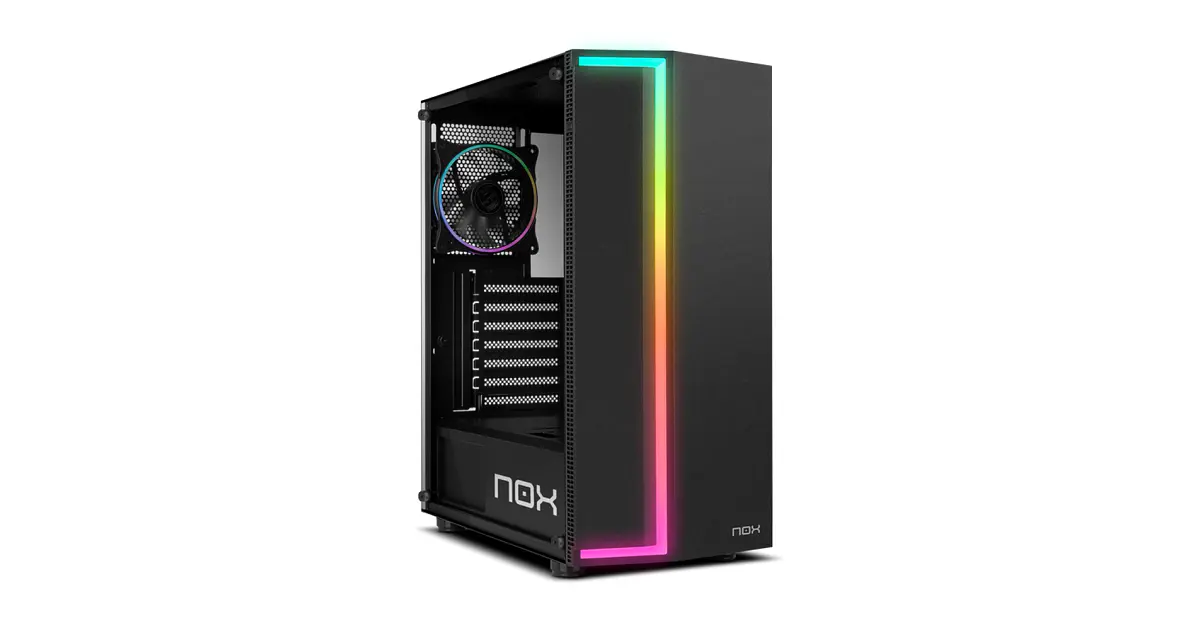 Gabinete Nox Infinity Gamma ARGB ATX, Panel Vidrio, 1 cooler