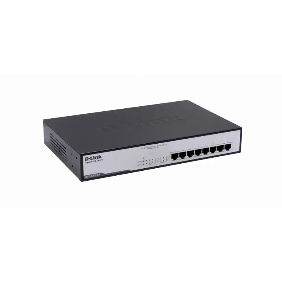Switch D-Link DGS-1008MP 8x puertos 10/100/1000Mbp PoEx 140W 2