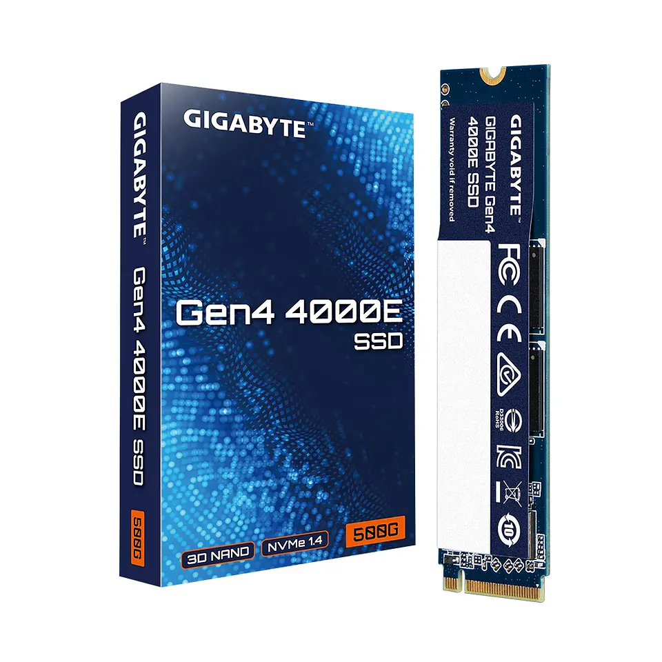 Unidad Estado Sólido Gigabyte Gen4 4000E SSD 500GB, 3600MB/s 5