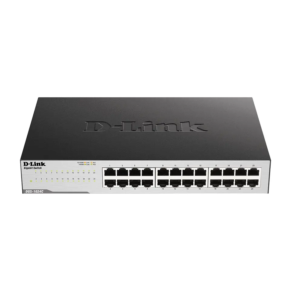 Switch D-Link DGS-1024C 24x puertos 10/100/1000Mbps 2