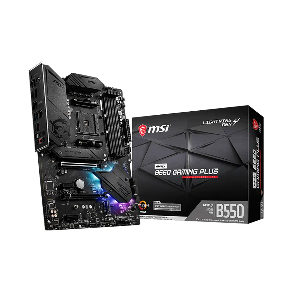 Placa Madre Msi MPG B550 Gaming Plus, ATX, AM4, Pcie 4.0 1