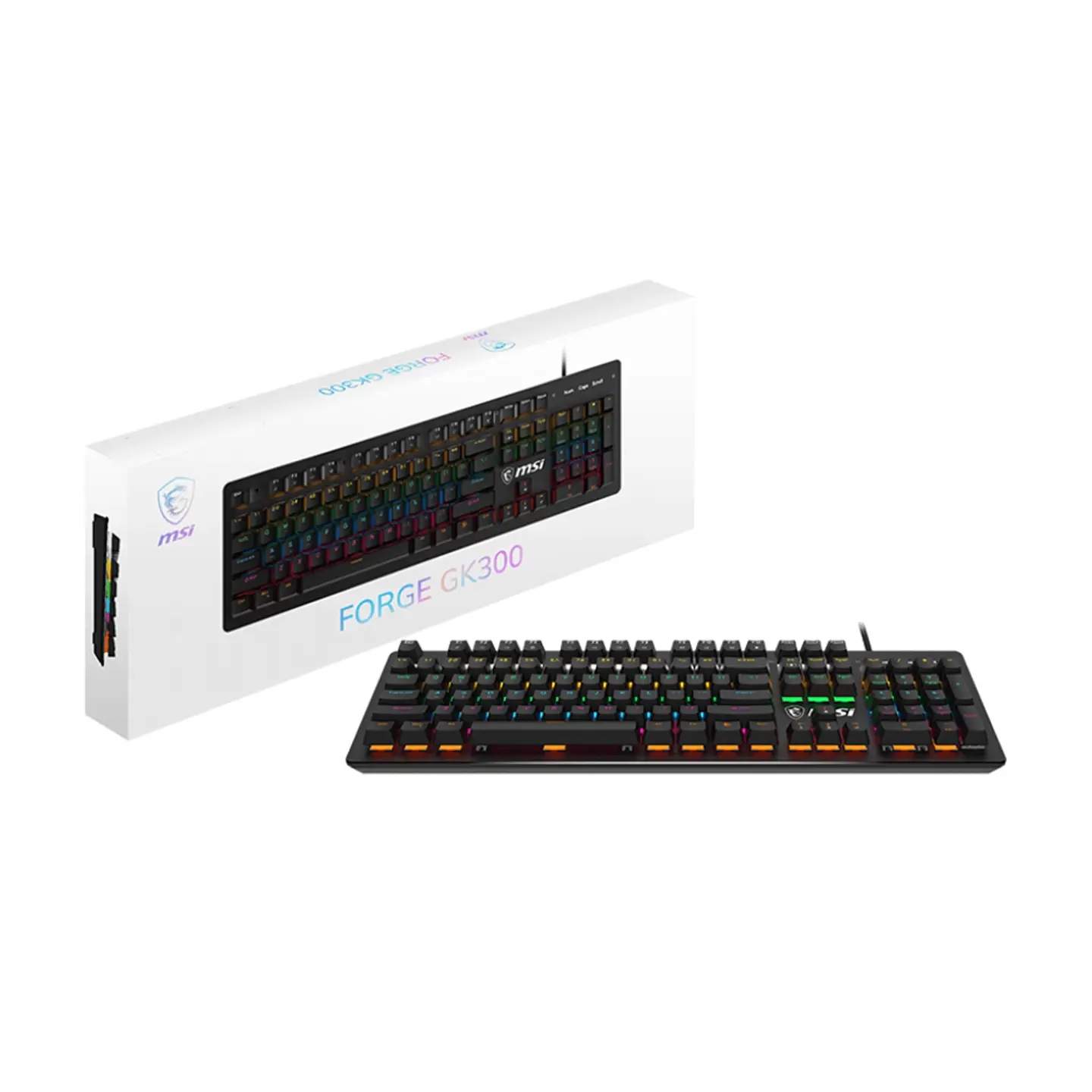 Teclado Gamer Mécanico MSI FORGE GK300, Blue Switch, RGB, US 5