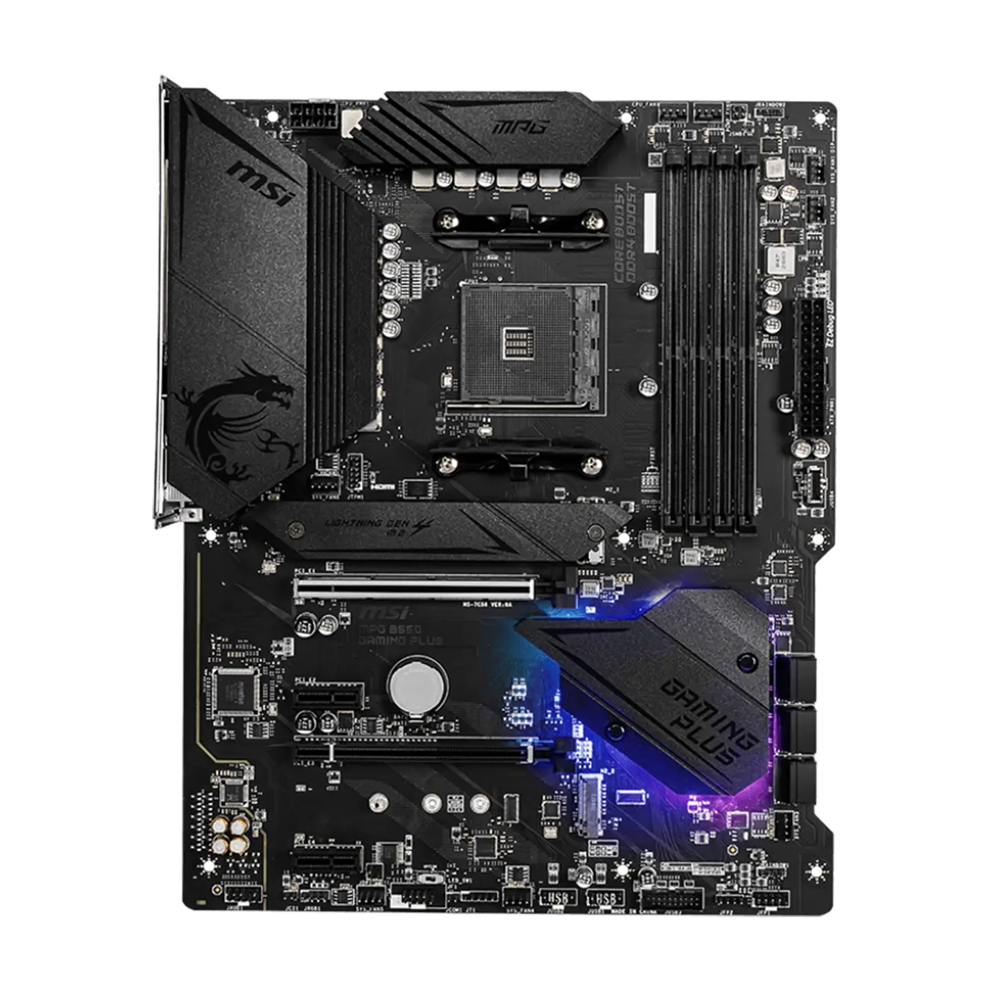 Placa Madre Msi MPG B550 Gaming Plus, ATX, AM4, Pcie 4.0 2