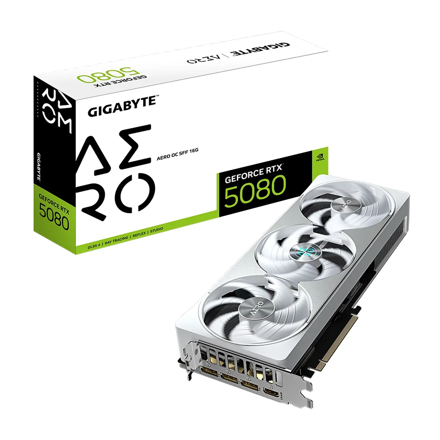 Tarjeta de Vídeo Gigabyte RTX 5080 Aero OC SFF 16GB GDDR7 1