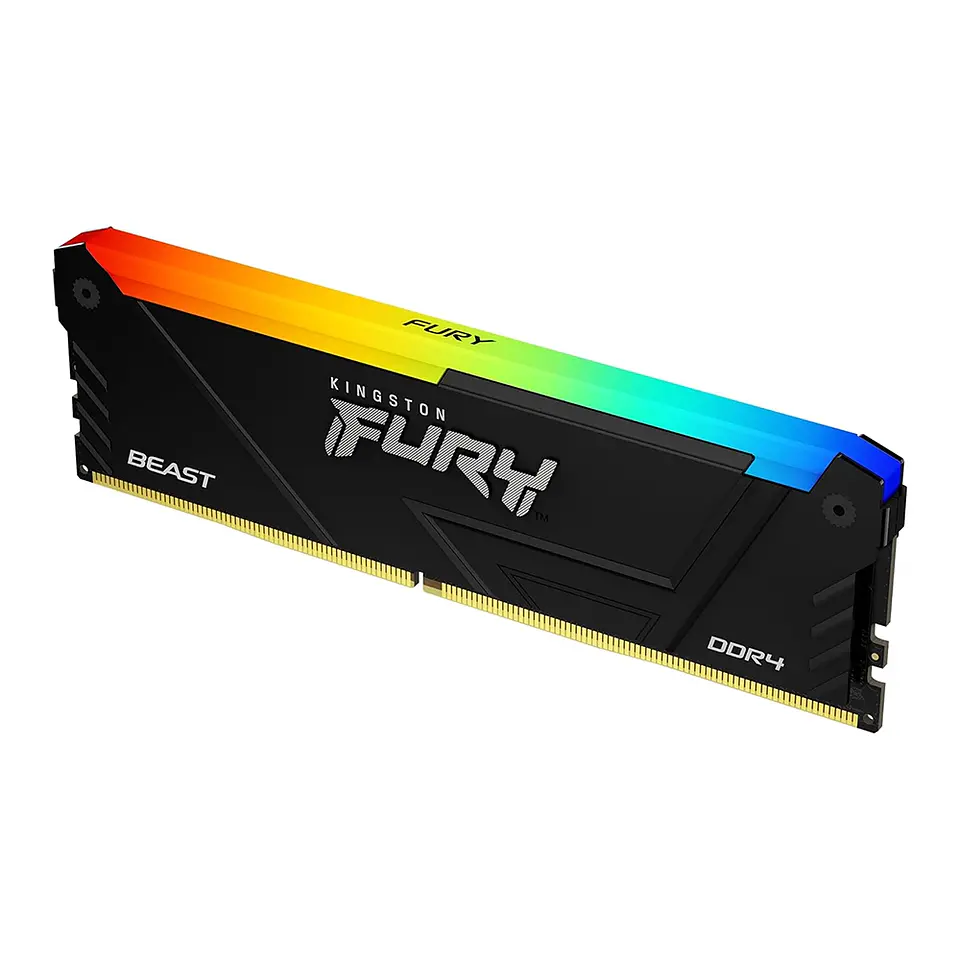 Memoria RAM Kingston Fury Beast 32GB DDR4 3200MT/s CL16 RGB DIMM BK 2