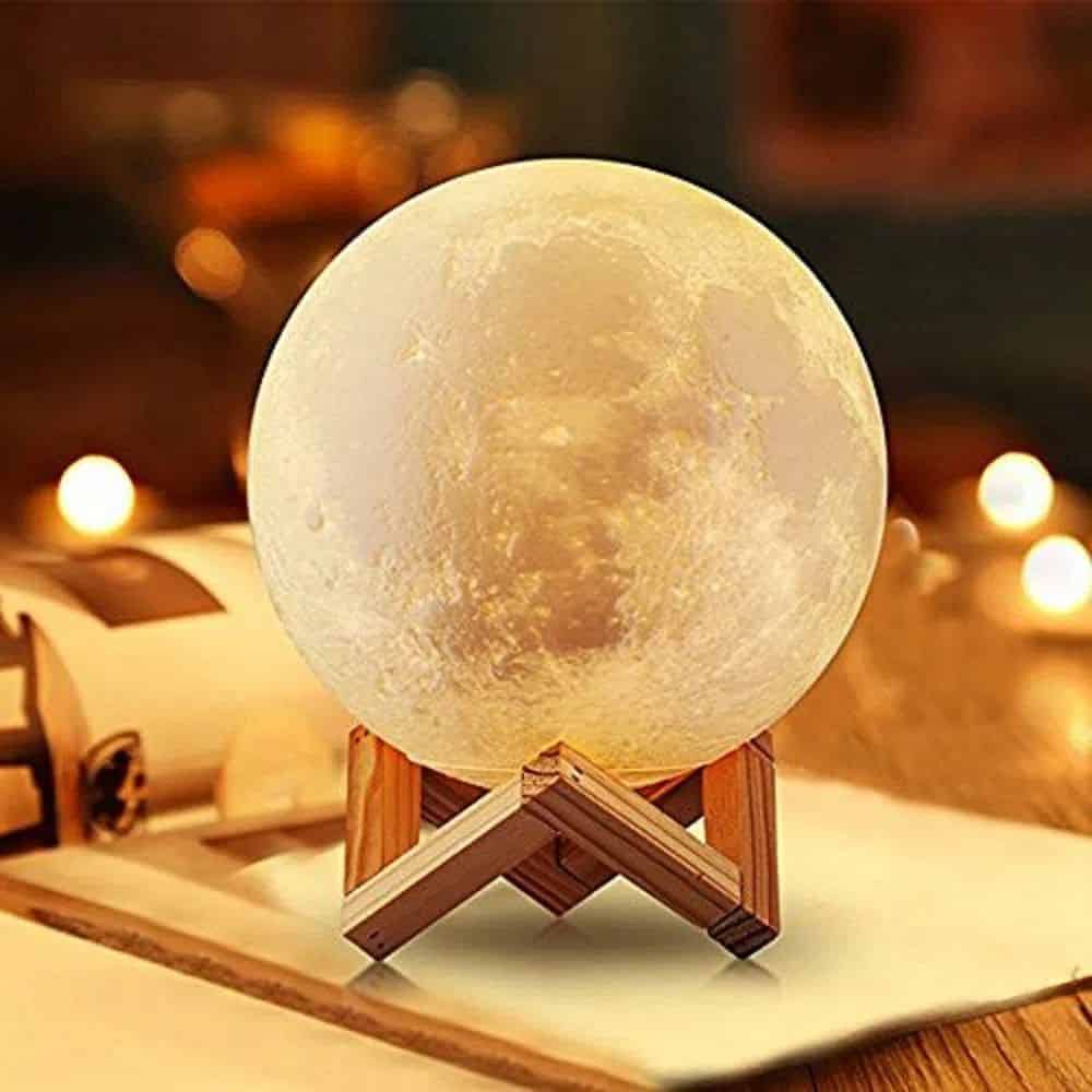 Lámpara diseño Luna 3D Luz Led Usb