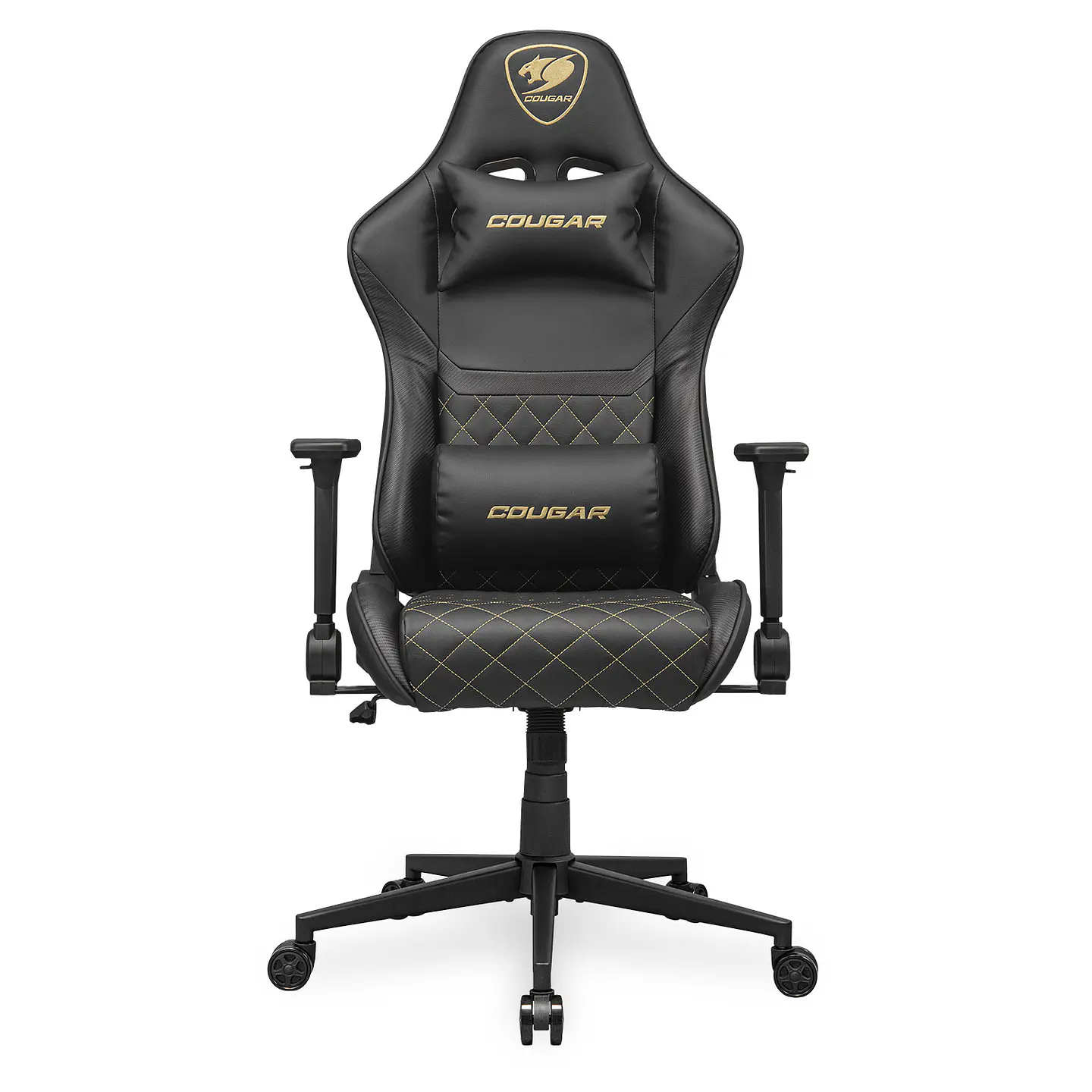 Silla Cougar Armor One V2, Brazos 4D, 120KG reales, Gold 1