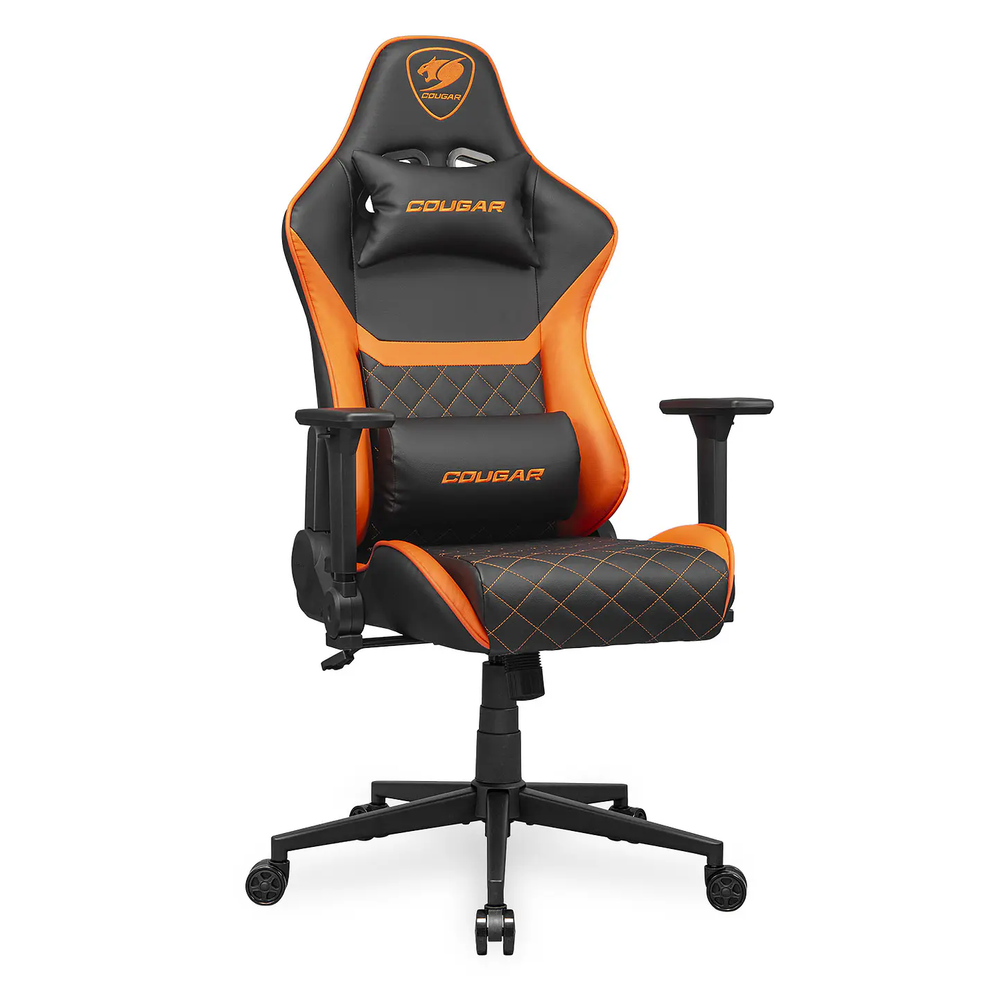 Silla Cougar Armor One V2, Brazos 4D, 120kg reales, Orange 2
