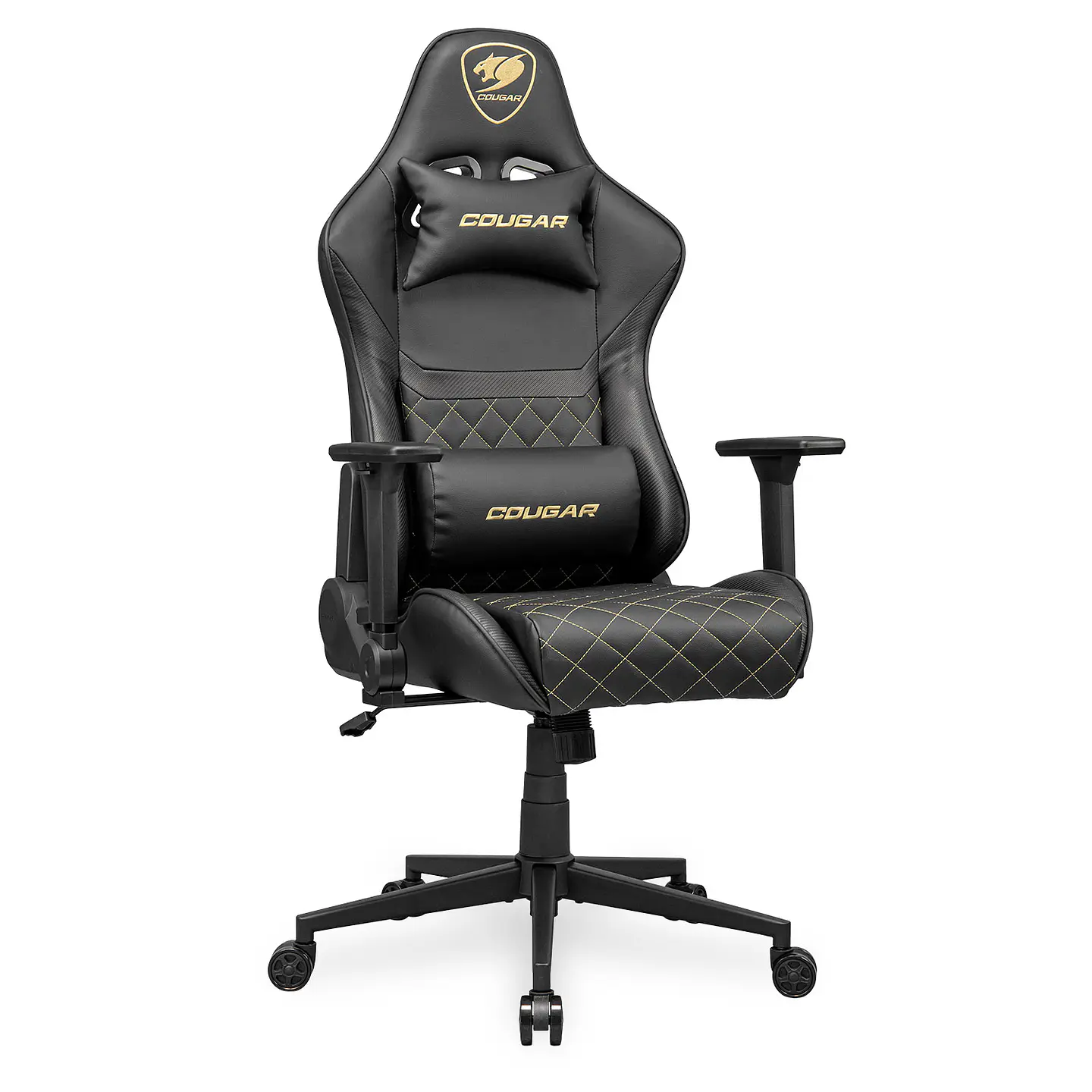 Silla Cougar Armor One V2, Brazos 4D, 120KG reales, Gold 2