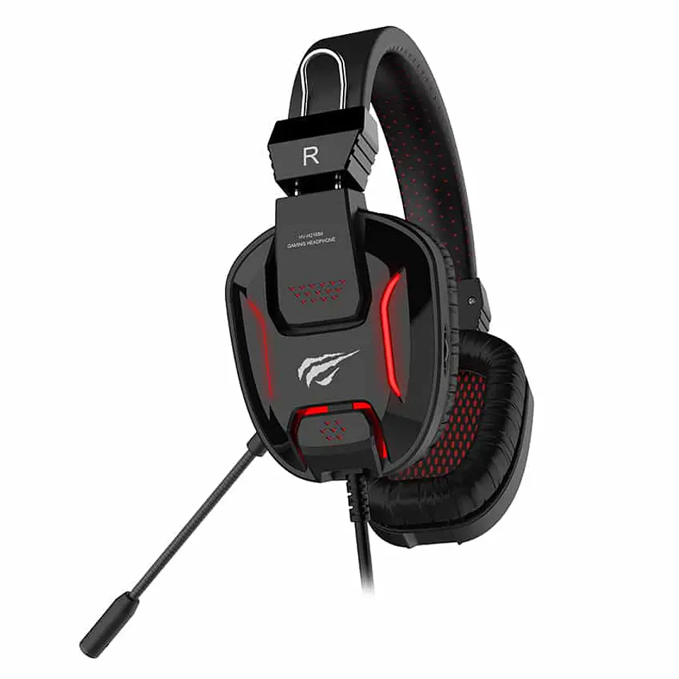 Audífono gamer Gamenote - H2168D - 2 x entrada 3.5mm + USB 3
