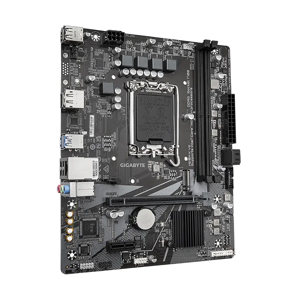 Placa Madre Gigabyte H610M K V2, Intel H610, LGA 1700, DDR5 3