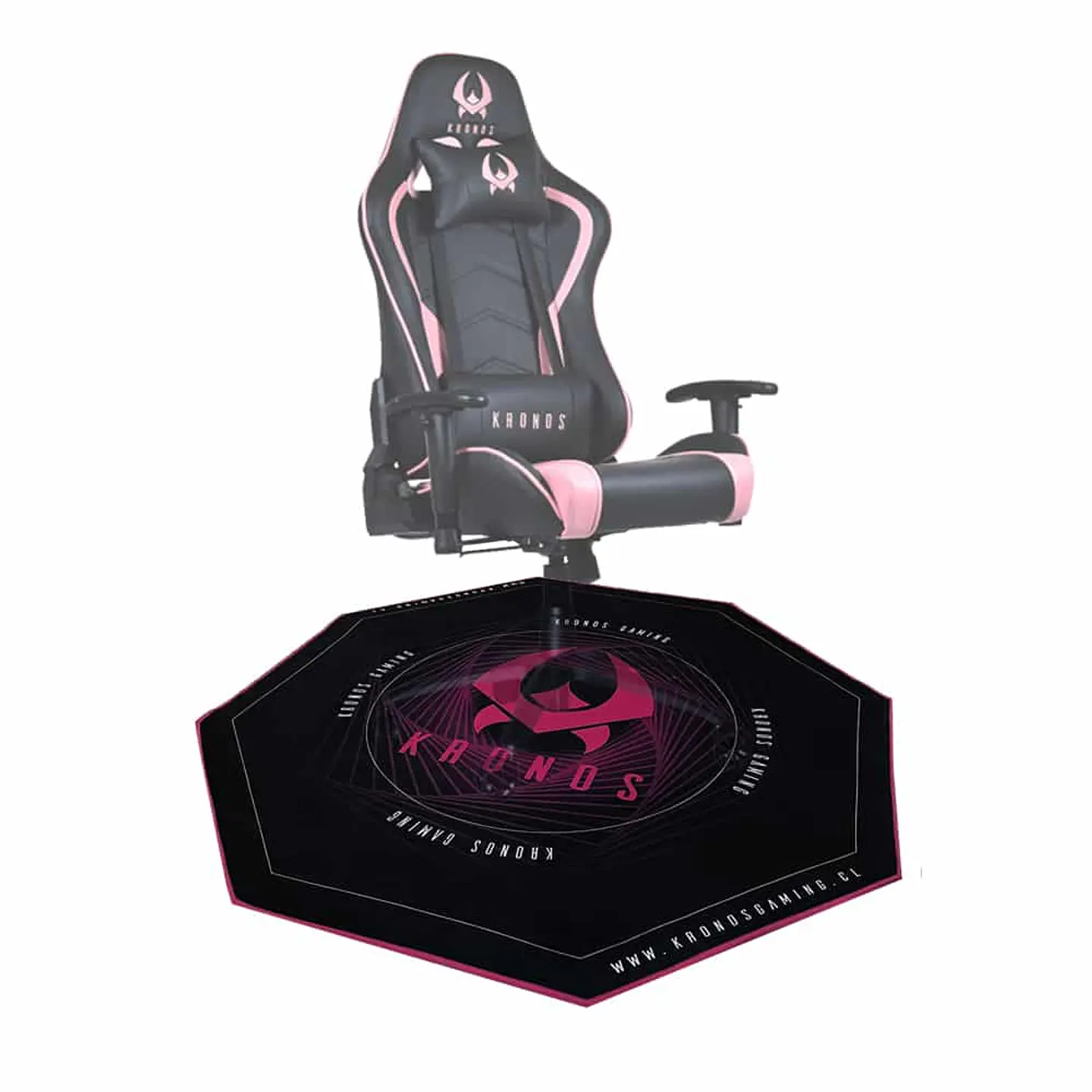 Alfombra Kronos Gaming para Silla - PINK 2