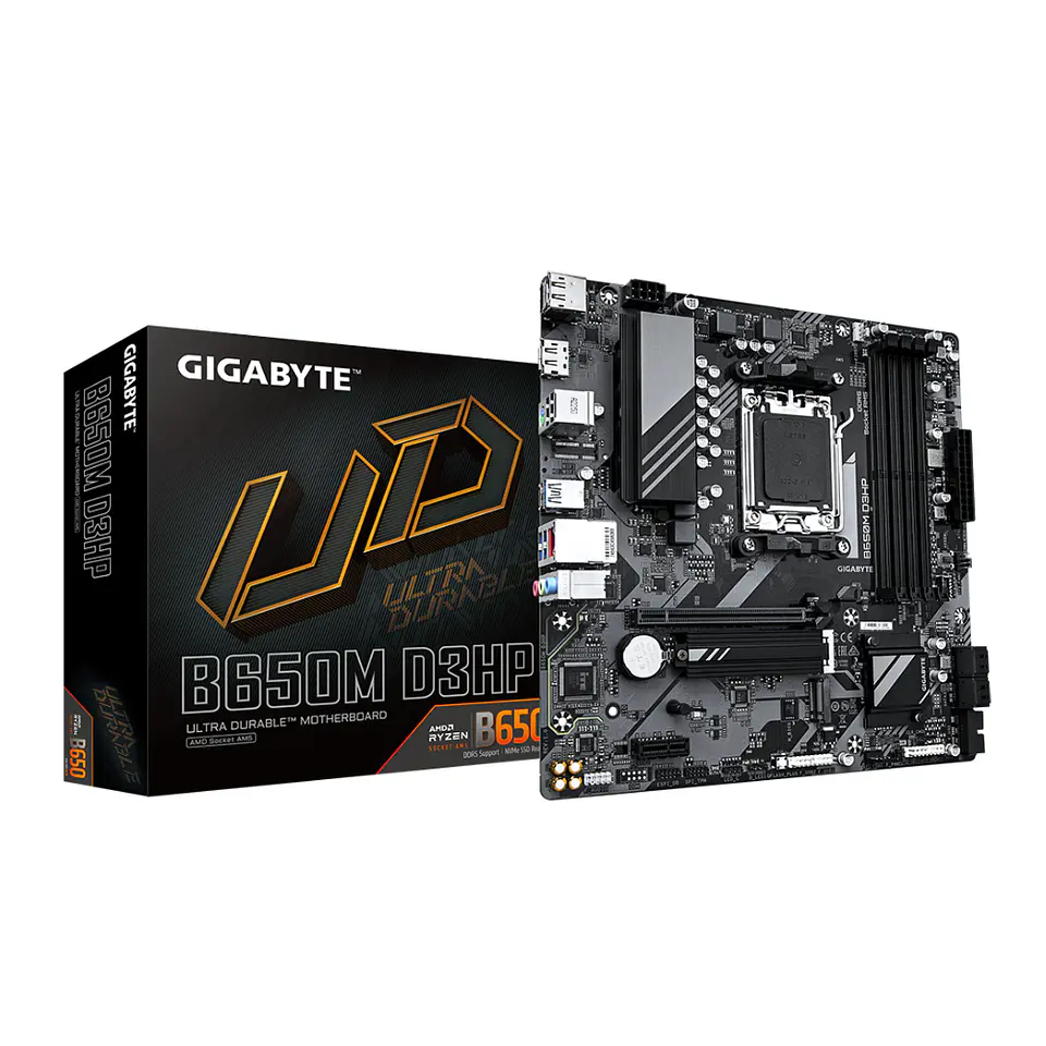 Placa Madre Gigabyte B650M D3HP, AMD AM5, DDR5, Micro ATX 1