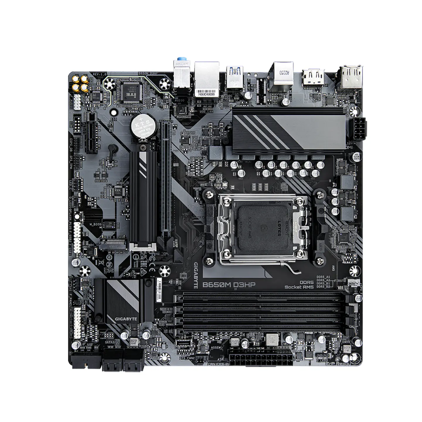 Placa Madre Gigabyte B650M D3HP, AMD AM5, DDR5, Micro ATX 2