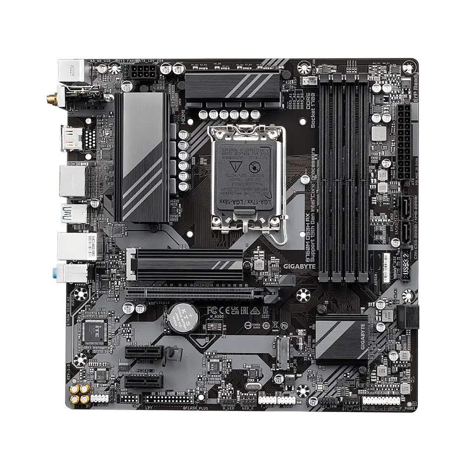 Placa Madre Gigabyte B760M DS3H AX, Intel LGA 1700, DDR5, mATX 2