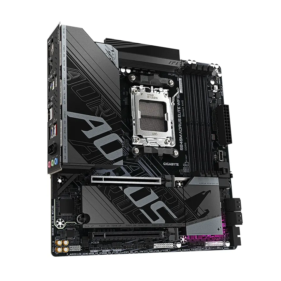 Placa Madre Aorus B840M ELITE WIFI6E, AM5, DDR5, Micro ATX 3