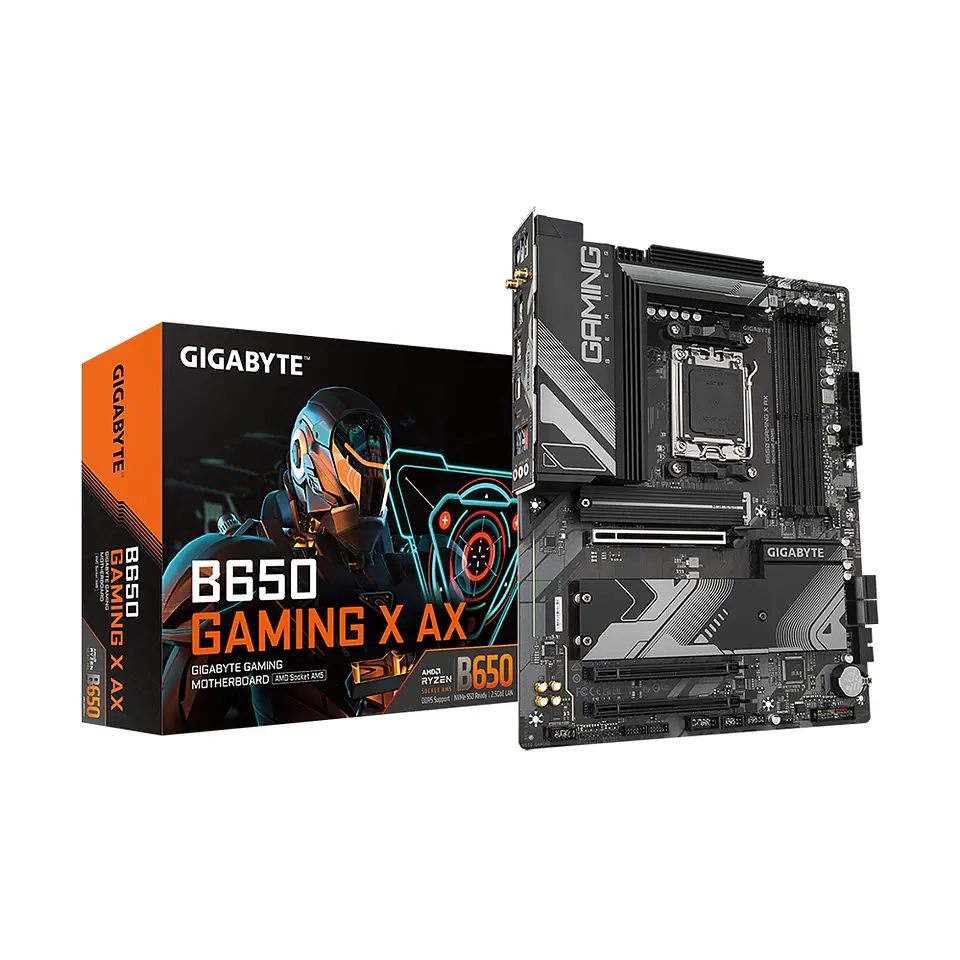 Placa Madre Gigabyte B650 Gaming X AX, AMD AM5, DDR5, ATX 1