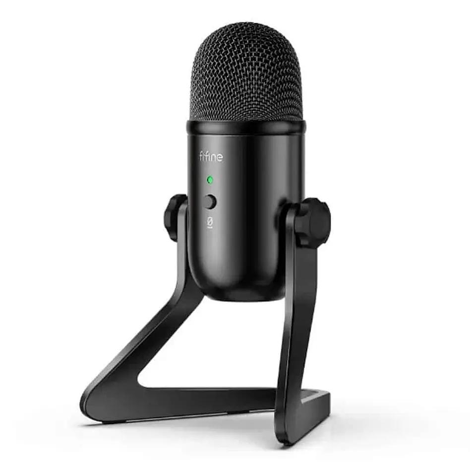Micrófono Fifine Condensador Negro USB - K678 2