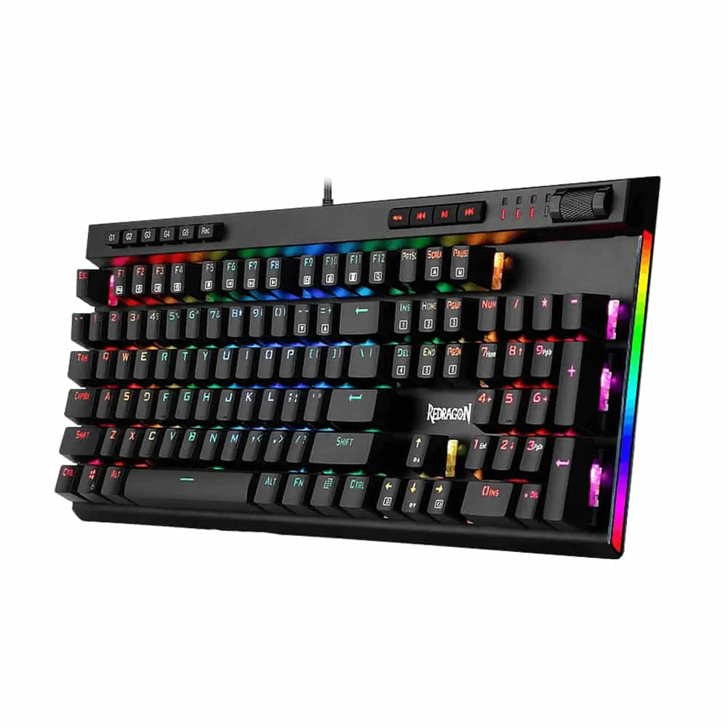 Teclado Mecánico Redragon Vata Pro, Switch Brown Óptico, RGB 2