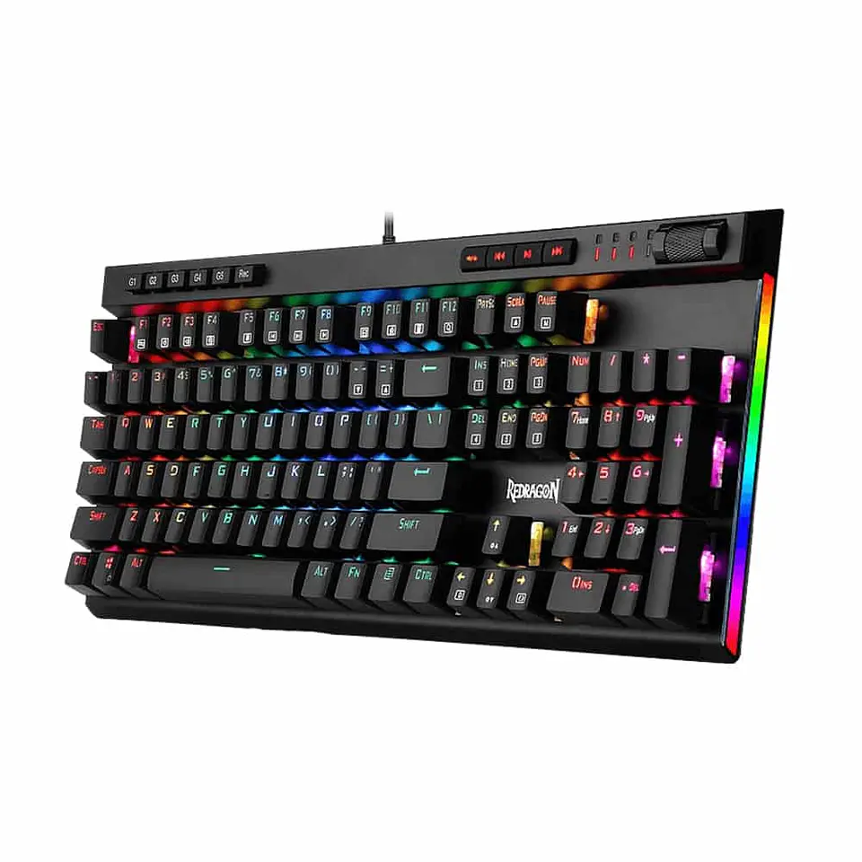 Teclado Mecánico Redragon Vata Pro, Switch Brown Óptico, RGB 2