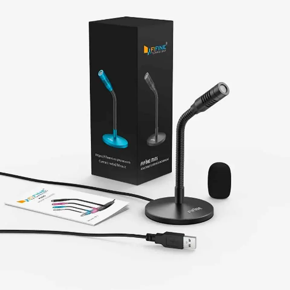 Micrófono Fifine USB Flexible de Sobremesa - K050 3