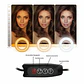 Aro De Luz Led 36cm, estructura de aluminio + Trípode 1.90cm - Miniatura 3