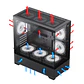 Gabinete GameMax Vista MB mATX Vidrio templado, USB 3.0, BK - Miniatura 6
