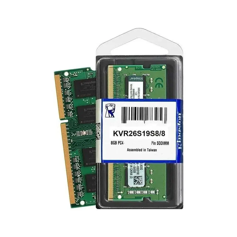 Memoria RAM Kingston 8GB (DDR4, 2666MHz, CL19, SODIMM) para Notebook 3