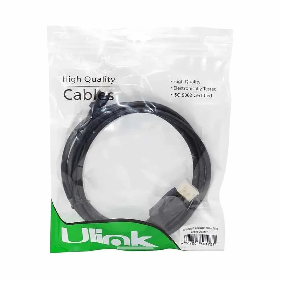 Cable Mini Displayport Macho A Displayport Macho 1,8m 4