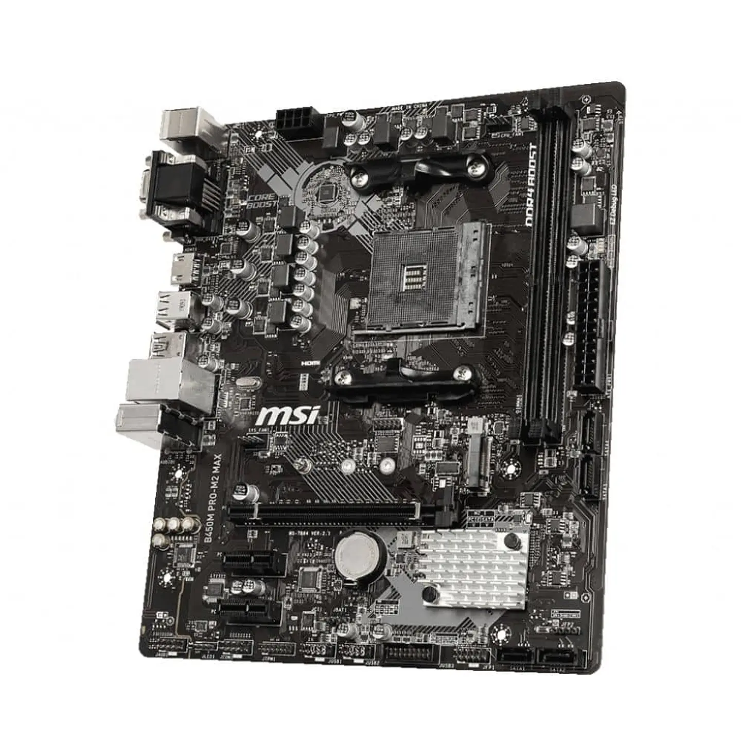 Placa Madre MSI B450M PRO-M2 MAX, AM4, Ryzen 5000, 2xDDR4, 1xHDM 2